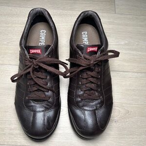 Men's Camper Pelotas XLite Leather Supersoft Lace Up Casual Shoes Size 12